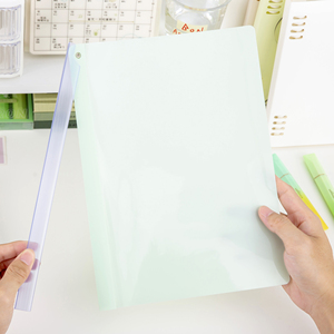 Nhà Máy Bán buôn đa màu sắc A4 thư mục xoay thư mục báo cáo PP không thấm nước sinh viên tập tin thư mục Side mở loại - Product Image 4