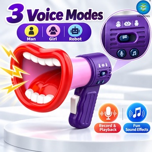 Neuartiges Großmaul-Stimmenverzerrer-Megaphon-Spielzeug für Kinder, Stimmenmodifikator, Rekorder, Horn, Scherzartikel, Geburtstagsparty-Requisite - Product Image 4