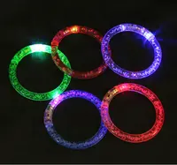 2022 popolare luce acrilica LED braccialetto lampeggiante multicolore cambiando per la festa
