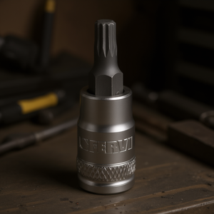 Fervi <b>Socket</b> With Xzn Insert 10mm Hex Drive For Torx Bits - Product Image 3
