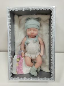 Chinesische Fabrik Neuerscheinung Pädagogisches Spielzeug Liebliches Design Schrägblickende Lebensechte Vollsilikon-Reborn-Babypuppen - Product Image 3