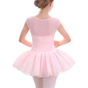 Robe de tutu de ballet pour filles, tenue de <span class=keywords><strong>danse</strong></span> de scène, <span class=keywords><strong>justaucorps</strong></span> <span class=keywords><strong>classique</strong></span>, tutu de ballet rose pour tout-petits, pour la performance et l'entraînement - Product Image 5