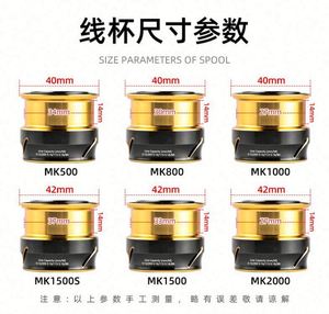 รอกสปินนิ่งความเร็วสูง SW 823SW อัตราทด 5.0:1 แรงต้านสูงสุด 10 กก. ลูกปืน 13 ตัว สีดำ&ทอง มือหมุนเปลี่ยนได้ซ้าย/ขวา สำหรับตกปลาในแม่น้ำ - Product Image 6