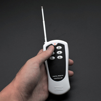 Transmisor de Control Remoto Inalámbrico RF de 6 Canales y 433 MHz, Receptor de 6 Canales y 12 V CC para Controlar Luces/Motores/Ventiladores/Estores