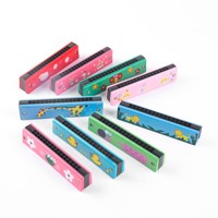 Wholesale Hot Selling Wood 16 Hole Wind Instrument Harmonica