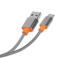 Câble USB A vers Type C en nylon tressé à charge rapide 3A, prix de gros, logo personnalisé OEM ODM