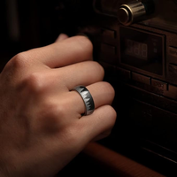 Bijoux en tungstène pour femmes et hommes, bague de mariage en carbure de tungstène pour hommes et femmes, bague personnalisée cerf de la forêt, bijoux de mode