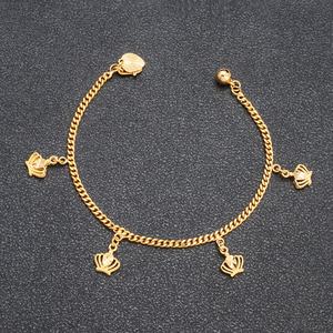 JXX JSL-Z7/9-79 Nouveau bracelet en laiton avec petit pendentif en forme de cœur, plaqué or 24 carats, bijoux pour femmes, vente chaude - Product Image 5