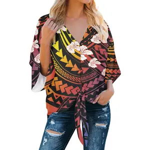 2024 하와이 여성 여름 튜닉 탑 짧은 소매 캐주얼 티셔츠 V 넥 느슨한 편안한 티 경량 귀여운 블라우스 여성용