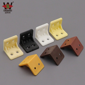 Support d'angle en plastique en forme de L Disiwei, 90 degrés, pour fixation d'étagères de meubles - Product Image 1