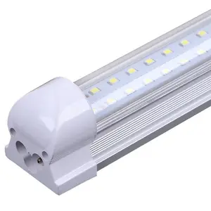 Tabung Lampu T8 Manik-manik Lampu Baris Ganda Terintegrasi, Tabung Neon LED Tempat Parkir Supermarket 1.2M 40W