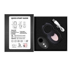 Top Seller Vibrator cincin Penis silikon dengan pengisi daya USB 10 Kecepatan + 7 jenis lampu + cincin Penis RCT nirkabel waktu senyap - Product Image 6