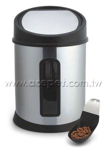 880 Made in Taiwan Manufacturer Plastic and Metal Material Durable Use Dry Pet <b>Food</b> Storage <b>Container</b> - Product Image 2