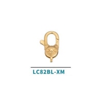Accessoire de bijouterie : Fermoir mousqueton en or massif 14K 18K, composants de bijoux en or pur 14K