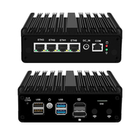 H30S Intel J6412 4 Puertos I226 2.5g Ethernet Sin Ventilador, Firewall para Oficina en Casa, Router Suave, Pfsense, Opnsense, Dispositivo de Red, Mini PC