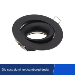 Gu10 Mr16 Led Trim Carcasa de aluminio redonda Retrofit Spot Light Fixture Downlight Fittings LED down Light <span class=keywords><strong>gu5</strong></span> marco empotrado pequeño - Product Image 3