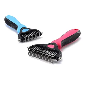 Cheapest Pet Knot Hair Brush Removal Comb Stainless Steel Dog Rake Deshedding Dematting Brush Comb