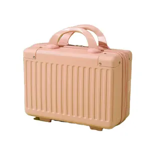 14-inch Carry-on tay vali mỹ phẩm túi nhỏ cabin du lịch nhỏ tàu sân bay Vali lưu trữ hộp trang điểm trường hợp hành lý cho phụ nữ