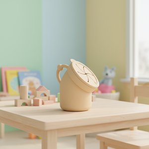 Tasses à collation en silicone pour bébés et tout-petits, avec poignée antidérapante, pour le stockage des aliments et la prévention des éclaboussures – Vente chaude - Product Image 3