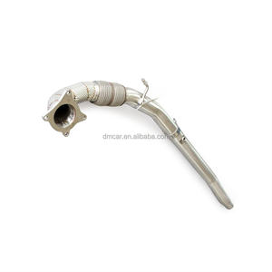 Adecuado para Volkswagen <span class=keywords><strong>Scirocco</strong></span> <span class=keywords><strong>R</strong></span> 2,0 T 2011-2018 Sistema de escape directo de acero inoxidable Tubo de escape automotriz de flujo libre - Product Image 1