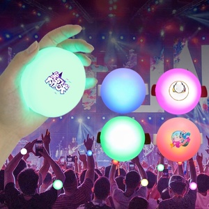 Custom Logo Glow Silicone Wristband Large Shape Firewolf Concert Party Decorations Remote Control Promotional Party Supplies
