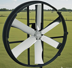 Ventilador de Ventilación para Ganado de 55 Pulgadas para Granjas Avícolas y Establos, Ventilador de Extracción Industrial para Naves de Lechería y Cerdos - Product Image 1