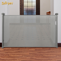 Barrière de sécurité pour bébé murale pour la maison, barrière de sécurité pour bébé renforcée, barrière de sécurité pour bébé à double verrouillage, barrière rétractable pour bébé