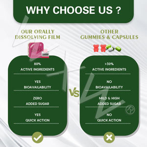 Tira oral de disolución de vitamina D3 K2 de alta calidad, suplemento de película de caramelo, tira oral de vitamina K2 D3 - Product Image 6