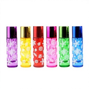 <b>Perfume</b> Glass <b>Bottle</b> China 50ml Pump Sprayer Screen Printing Cosmetic Round Skin Care Serum - Product Image 2