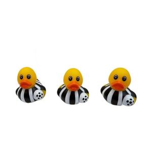 Eco-Friendly Plastic Football-Shaped Duck <b>Bath</b> for Children's Squeaky Toy Car Decoration Sports-Themed Gift - Product Image 5