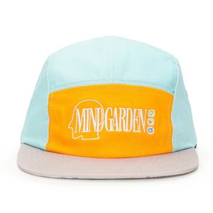 Casquettes de course personnalisées à 5 panneaux en coton avec logo brodé, non structurées - Product Image 3