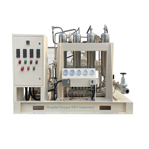 100% sans huile nouvelle conception piston azote oxygène gaz compresseur d'air pour cylindre remplissage et stockage - Product Image 1