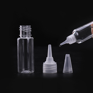 Tùy chỉnh nhựa PET nhọn tóc dầu vòi phun rõ ràng bóp chai với Twist mũ - Product Image 5