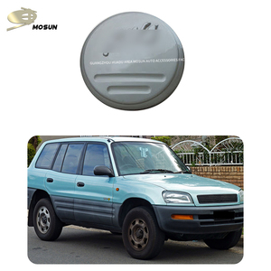 Fundas para Ruedas de <span class=keywords><strong>Repuesto</strong></span> MOSUN para RAV-4 <span class=keywords><strong>RAV4</strong></span> 1996-2000, Estilo Universal Personalizado de Acero Inoxidable Cromado - Product Image 4