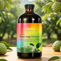 Soursop Bitters Exotic Ancient Herbal Formula 16 FL OZ 473mL Complément pour la Santé Intestinale, la Détoxification et la Vitalité Durable Vente en Gros OEM
