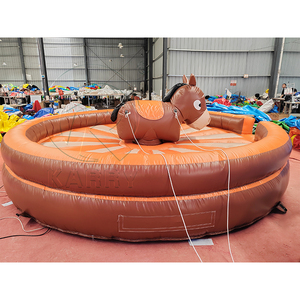 Nuevo Diseño de Juego Inflable de Toreo Redondo, Impulsado por la Energí<span class=keywords><strong>a</strong></span> Humana, Juego Interactivo de <span class=keywords><strong>Toro</strong></span> Inflable para Niños - Product Image 1