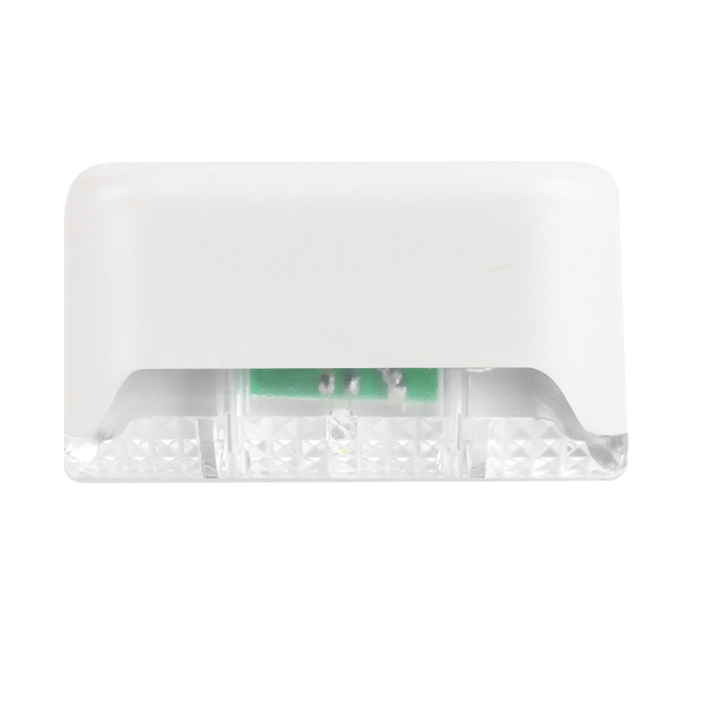 Coque blanche, lumière blanche (avec autocollants adhésifs)