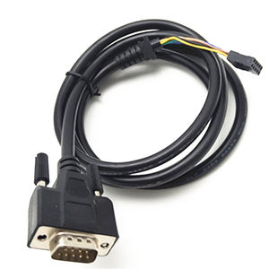 جودة عالية RS232 المسلسل D-Sub VGA DB9 9pin ذكر إلى دوبونت PH2.54 2*5P 2Row 10pin أنثى محول الأسلاك تسخير كابل 1 متر - Product Image 3