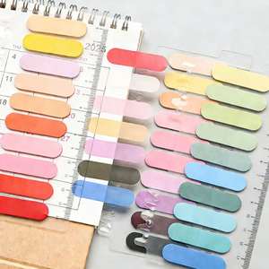 ชุดแท็บโน้ตแบบติดเอง 10 สีพาสเทล/สีอ่อน สำหรับทำเครื่องหมายหน้ากระดาษ ใช้ในสำนักงาน โรงเรียน สำหรับทำเครื่องหมายเอกสารและสมุดบันทึก - Product Image 3
