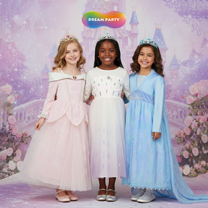 Robe de <span class=keywords><strong>reine</strong></span> <span class=keywords><strong>Elsa</strong></span> certifiée FAMA, prête à être expédiée, avec base respirante, cape à flocons de neige <span class=keywords><strong>et</strong></span> longue traîne, expédition rapide - Product Image 4