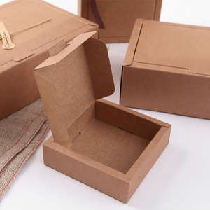 Kraft Flip Top Paperboard Tea Storage Box Cookie Chocolate Packaging Box
