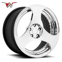 Rines Forjados 5x112 5x120 para Autos de Carreras, Rines Cromados para Porsche, Dodge Ram, Charger, Challenger, Durango