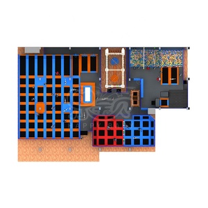 Terrain de jeu intérieur de saut de lit de <span class=keywords><strong>trampoline</strong></span> de <span class=keywords><strong>fitness</strong></span> personnalisé Ninja Warrior parcours d'obstacles pour enfants - Product Image 3