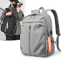 Sac à dos imperméable en PU avec port de charge USB, best-seller pour les voyages en plein air, l'école, les étudiants, les hommes et les femmes