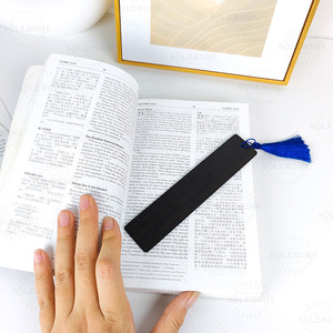 งานฝีมือที่คั่นหนังสือไม้หรูหราพร้อมพู่สำหรับคนรักหนังสือของขวัญการอ่านสำหรับผู้หญิงผู้ชาย - Product Image 5