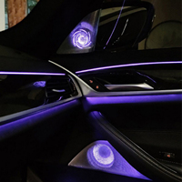 Couverture de haut-parleur LED avec éclairage ambiant pour BMW Série 5 G30 2018-2023, couverture lumineuse pour tweeter avant