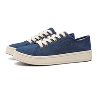 Chaussures décontractées en toile à plateforme, multicolores, à lacets, légères, pour usage quotidien, baskets de skate, logo personnalisé disponible