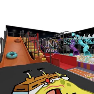 Venta al por Mayor de Juegos Mecánicos para Parques de Diversiones, Casa de Juegos Infantil, Equipo de Juegos Interior Comercial para Niños con Desafío Ninja - Product Image 4