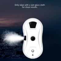Robot de nettoyage de vitres intelligent à pulvérisation, entièrement automatique, électrique, télécommandé, pour usage domestique avec navigation programmée