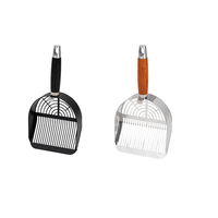 Kit de litière pour chat en acier inoxydable 304, bac rond à parois hautes avec pelle et tapis anti-éclaboussures, contrôle des odeurs, sans poussière, facile à nettoyer